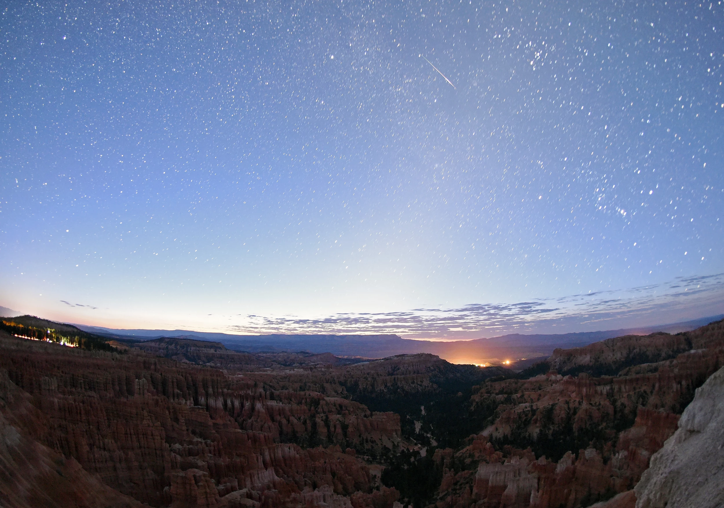 The Annual Perseid Meteor Shower From Bryce Canyon National Park
